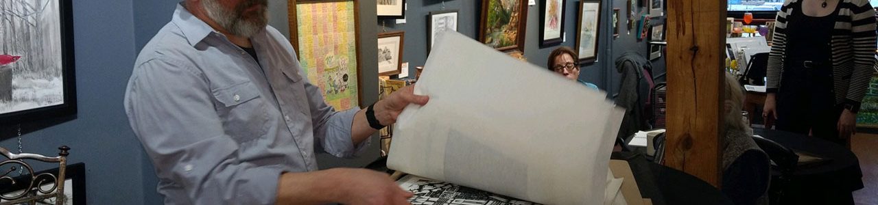 Local printmaker creates an impression